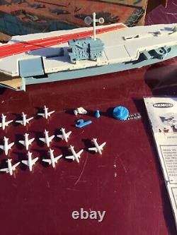 Rare Vintage 1960s Remco Industries Mighty Magee Battleship Aircraft Carrier box
