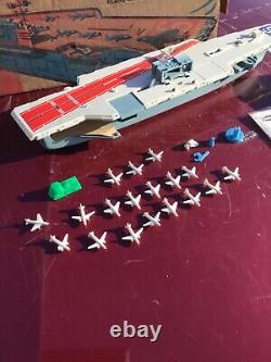 Rare Vintage 1960s Remco Industries Mighty Magee Battleship Aircraft Carrier box