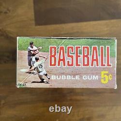 Rare Vintage 1968 Topps Baseball Empty 5 Cent Display Wax Box Mickey Mantle Mint