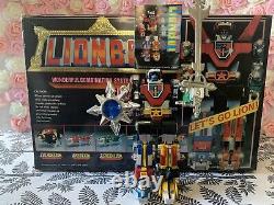 Rare Vintage 1980s Voltron KO LIONBOT Diecast Set with Box made in Taiwan
