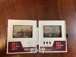 Rare Vintage 1983 Nintendo Game & Watch Multi Screen Mario Bros. MW-56 with Box