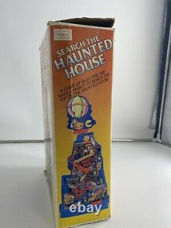 Rare Vintage 1984 Sears Tomy Search The Haunted House Steel Ball Game With Box