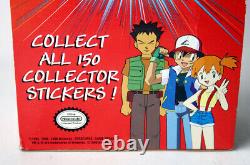 Rare Vintage 1999 Pokemon Collector Stickers Sandylion New Box Of 48 Packs