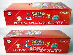 Rare Vintage 1999 Pokemon Collector Stickers Sandylion New Box Of 48 Packs