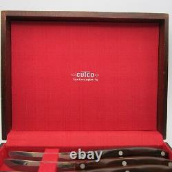 Rare Vintage #59 Set of 8 Cutco Steak Knives #2147079 With Original Wood Box