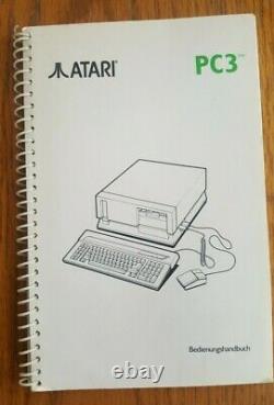 Rare Vintage ATARI PC3 Computer withBOX! Boots and COMPUTES! Very CLEAN