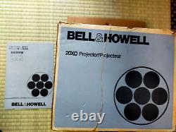 Rare Vintage Bell & Howell 20XC Projector With Original Box, withRoll Tape Slicer