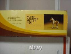 Rare Vintage Breyer # 119 Stormy Misty's Foal Sealed In 1978 Blister Box