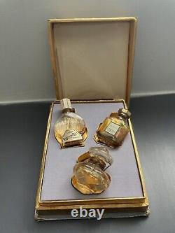 Rare Vintage Corday Perfume Bottles in Presentation set box, excellent condition