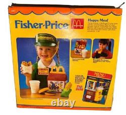 Rare Vintage Fisher Price Mcdonalds 1988 Happy Meal Set New In The Box? Wow
