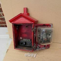 Rare Vintage Gamewell SMALL Fire Statiion Alarm Signal Call Box NICE