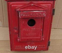 Rare Vintage Gamewell SMALL Fire Statiion Alarm Signal Call Box NICE