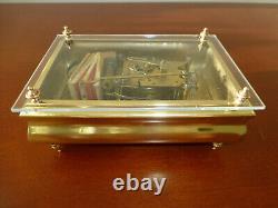 Rare Vintage German Mechaincal Hummingbird Call Box Singing Bird Box Music Box