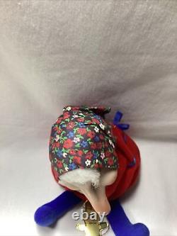 Rare Vintage Good Luck Kitchen Witch Music Box-Long Nose Creepy Scary Halloween