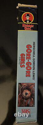 Rare Vintage Gore Gore Girls 1985 Midnight Video Big Box VHS H G Lewis 1972 Gore