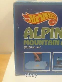Rare Vintage Hot Wheels Sto & Go Alpine Mountain Adventure Playset in Sealed Box