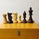 Rare Vintage Lardy Chess Set. 3 5/8 King With Box