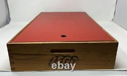 Rare Vintage Lego wooden box filled with Legos 1960s Collectible