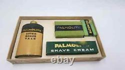 Rare Vintage Palmolive Gift Box for Men 4 Piece Set Gift for Him Father's Day