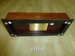 Rare Vintage Reuge Interchangeable Music Box 50 Notes 10 Songs (WATCH VIDEOS)