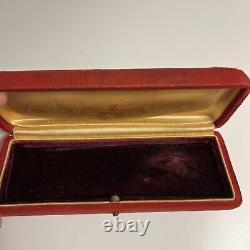Rare Vintage Rolex Watch Box Presentation Red