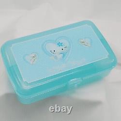 Rare Vintage Sanrio Hello Kitty Blue Angel Snack Art Pencil Trichet Box