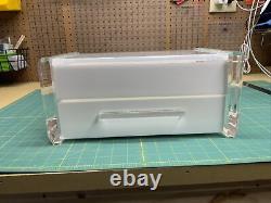 Rare Vintage Superb Quality Lucite Musical Jewelry Box