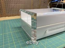 Rare Vintage Superb Quality Lucite Musical Jewelry Box