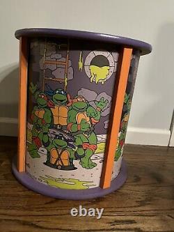 Rare Vintage TMNT Teenage Mutant Ninja Turtles Toy Chest Round Sewer 1990