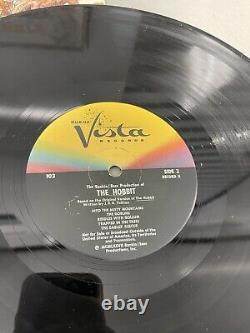 Rare Vintage The HOBBIT 1977 Rankin Bass Soundtrack 2-LP Box with Booklet Vinyl