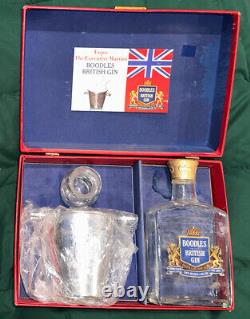 Rare, Vintage, United Air Lines Boodles British Gin Box Set