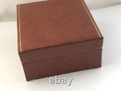 Rare Vintage Universal Geneve Wrist Watch Box ONLY RED