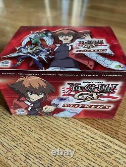Rare Vintage Yugioh Gx Stickers 2004 Upper Deck Display Box (50packs) Collector