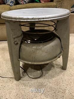 Rare Vornado Vintage Fan Seat stool table floor working