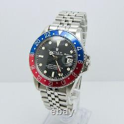 Rolex GMT Master 1675 Long E MK1 with Box and Papers 1972 Pepsi Rare Vintage
