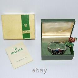 Rolex GMT Master 1675 Long E MK1 with Box and Papers 1972 Pepsi Rare Vintage