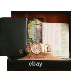 Rolex Rare Oyster Date vintage 1503 automatic 18kt gold box /punched paper #1896