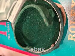 Rolex vintage Watch Box Green very rare with push button fit lady or men