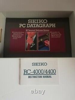 SEIKO RC-4000 PC Datagraph Very Rare 80's Vintage Computer Watch NEW in the Box