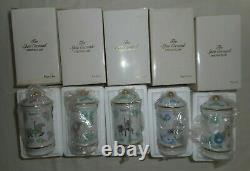 Set of 19 New LENOX The Spice Carousel Fine Porcelain 1993 Jars Box Rare Vintage