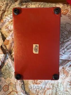 Shu Uemura Red Makeup Box Train Case Rare Vintage Good Condition