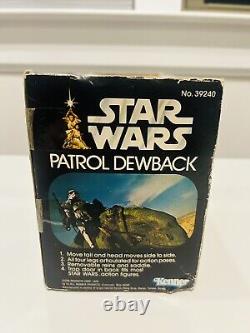 Star Wars Patrol Dewback Rare Vintage 1979 in box excellent condition