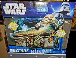 Star Wars black vintage Jabba's Throne Jabba The Hutt & oola Exclusive New RARE