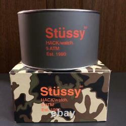 Stussy HACK watch wth BOX Military Watch Authentic Vintage Rare F/S