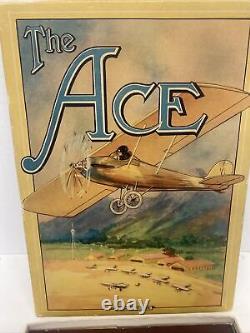 Super Rare! Vintage 1930's The Ace Aviation Bow Tie With Box