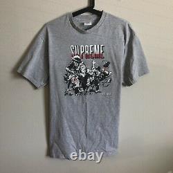 Supreme 2011 God And Country Grey Box Logo Shirt Rare Vintage Authentic