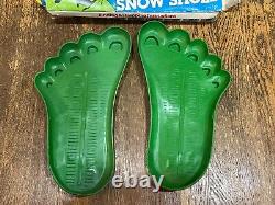 The Incredible Hulk Snow Shoes + Box Vintage 1980 Rare