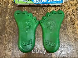 The Incredible Hulk Snow Shoes + Box Vintage 1980 Rare