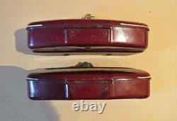 Two Rare Vintage 1940s Schwinn Whizzer Tool Boxes + Keys Working