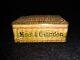 Very Rare French Antique Advertising Moët & Chandon Miniture Metal Hing Top Box